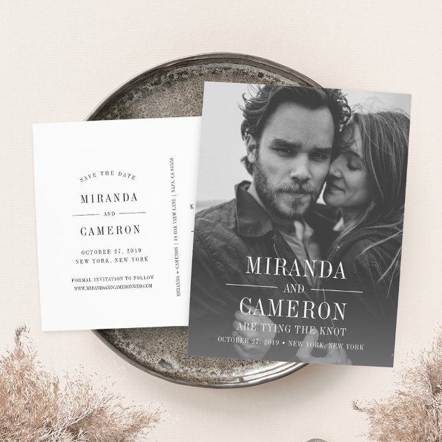 Modern Stämning | Foto Spara Datum Meddelande Vykort (Skapare uppladdad)