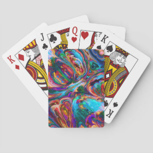 Modern Stänk i färg Casinokort