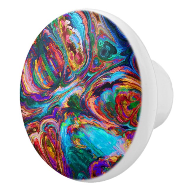 Modern Stänk i färg Knopp (Höger)