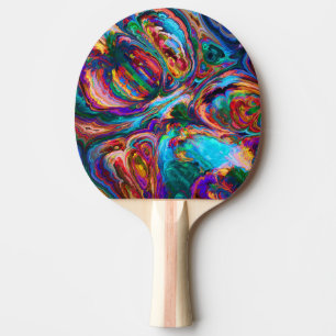 Modern Stänk i färg Pingisracket