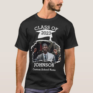 Modern Stänk Photo Anpassningsbar Student, klass 2 T Shirt