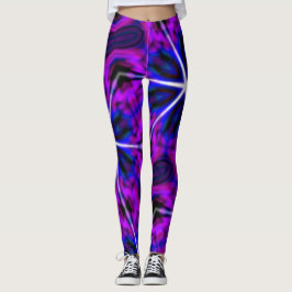 MODERN STAR BLUE CUTE-LILA-BLUE- LEGGINGS