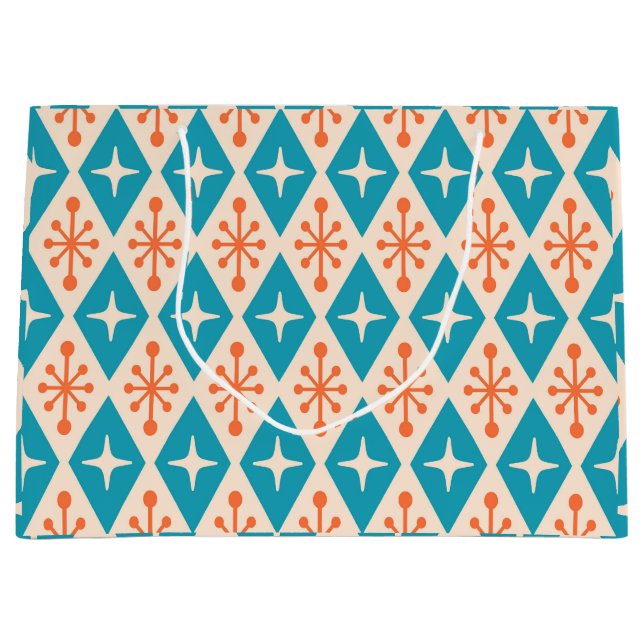 Modern Starburst Mönster i mitten av århundradet (Framsidan)