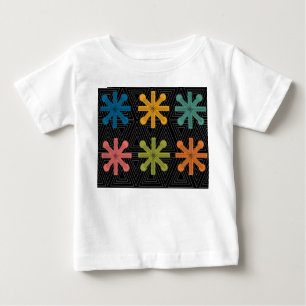 Modern Starburst Quilt från mitten av århundradet T Shirt