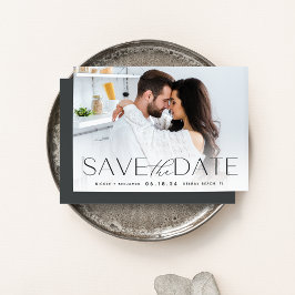 Modern Statement | Horisontell Foto Spara Datumet