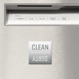 Modern Steel Grått Ombre Dishwasher Magnet