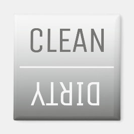 Modern Steel Grått Ombre Dishwasher Magnet