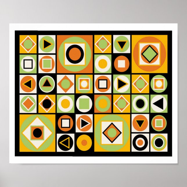 Modern Stil 10 i mitten av århundradet Poster (Framsidan)