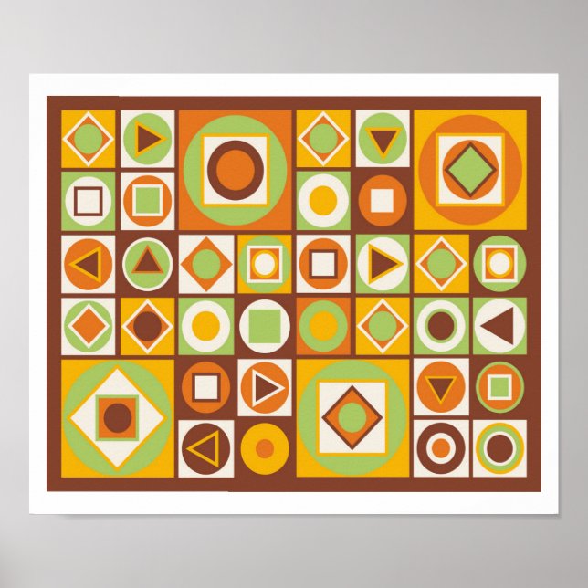 Modern Stil 11 i mitten av århundradet Poster (Framsidan)