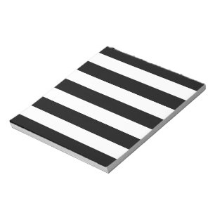 Modern Stil Black and White Rand Anteckningsblock