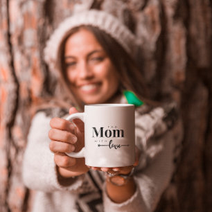 Modern stil för Mamma med Kärlek Mugg