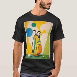 Modern Stil Golf-Klubbar i mitten av århundradet T Shirt
