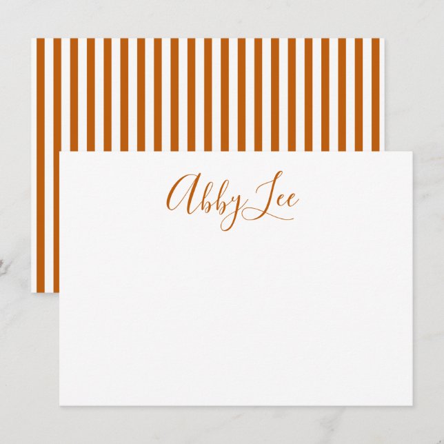 Modern stil och Rand-mall Tack Kort (Fram/baksida)