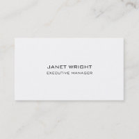 Modern Stil Plain Simple Black White Professionell