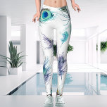 Modern Stil Trendig White och Peacock Feather Leggings<br><div class="desc">Vi presenterar den nya Shy Shy Panda Unusual och Unik mycket detaljerad peacock Feather Leggings - en modern och komplicerad mode påstående för folkgruppen mode före. Med en färgstark trendutformning av vit och grönaktig turkos har dessa baljväxter en öga-fångstvariant som avslappnad stil som är perfekt för alla säsonger - från...</div>