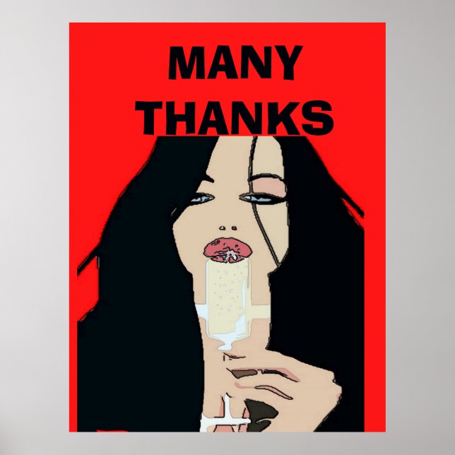 Modern Stil Vin Poster, tack Poster (Framsidan)