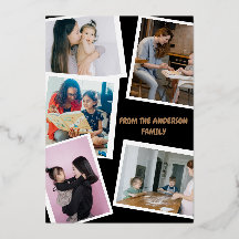 Modern Stilfull 5-Foto Familj Alla Hjärtans Dag