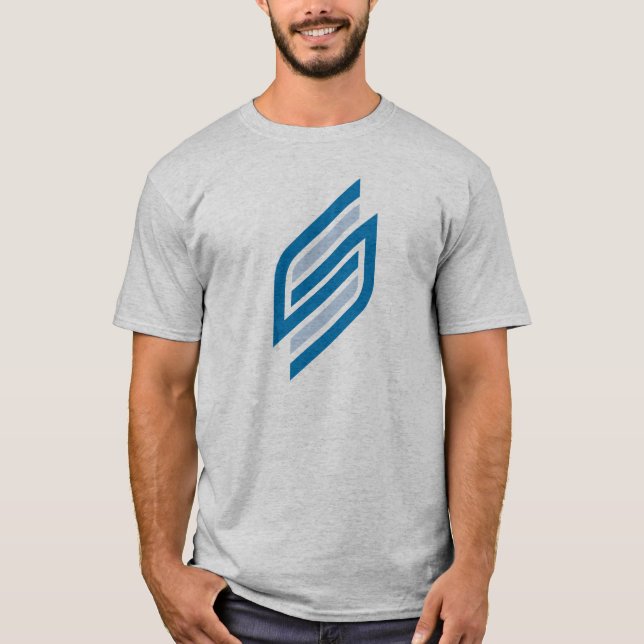 Modern stilfull bokstav S monogram T Shirt (Framsida)