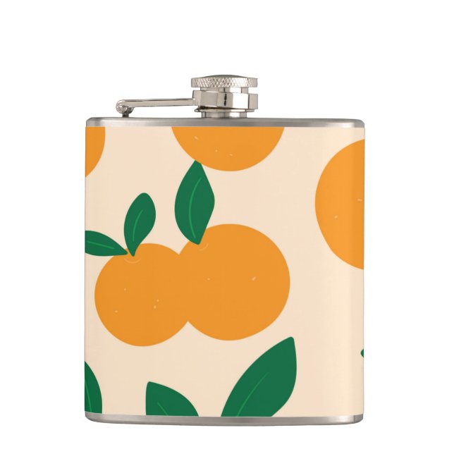 Modern Stilfull Citrusfrukt Apelsinmönster Fickplunta (Framsidan)