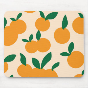 Modern Stilfull Citrusfrukt Apelsinmönster Musmatta