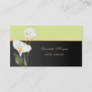 Modern Stilfull Elegant-Polka prickar,Calla Visitkort