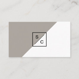 Modern stilfull Monogramvisitkort No.1 Visitkort