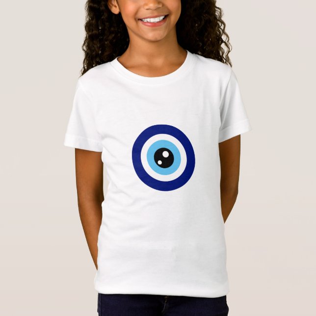 Modern Stilfull Turkisk Ond Ögon Skydd T Shirt (Framsida)