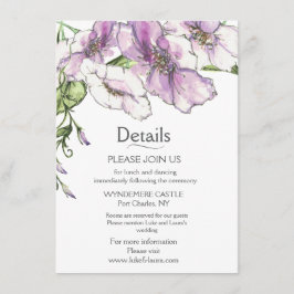 Modern Stilla Viol  Tilläggskort