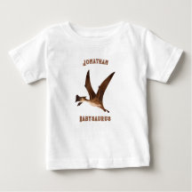 Modern stilren design monogram Babysaurs vit