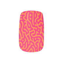 Modern stilren orange fuchsia 