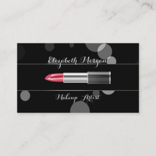 Modern Stilren Professional -Smink-Läppstift Visitkort