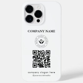 Modern stilren redigerbar logotyp | qr-kod och tex