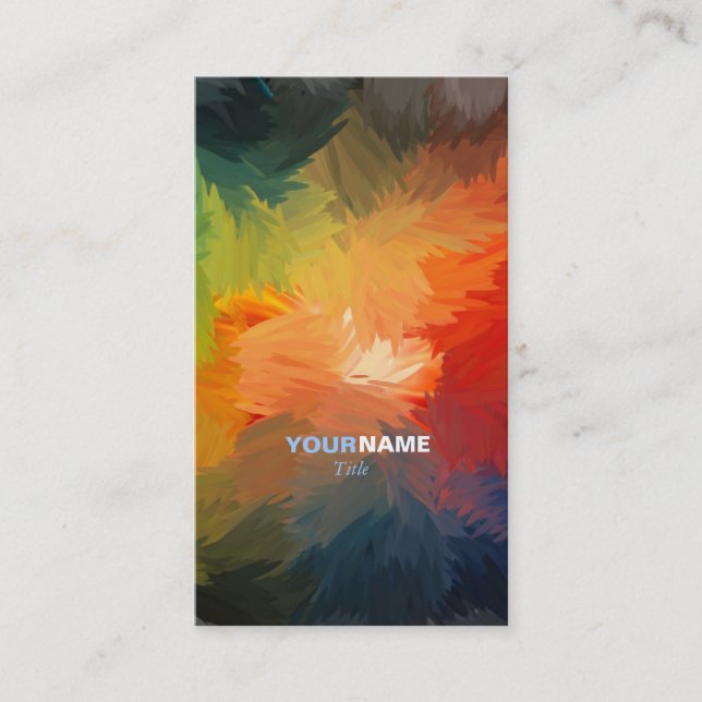 Modern stilsort visitkort (Framsida)