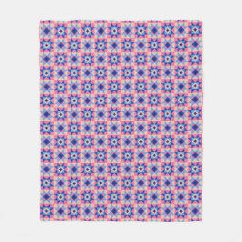 Modern stjärnblockquilt fleecefilt