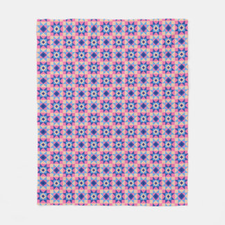 Modern stjärnblockquilt fleecefilt