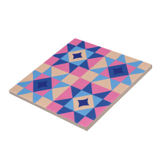 Modern stjärnblockquilt kakelplatta