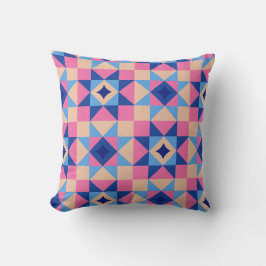 Modern stjärnblockquilt kudde