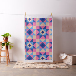 Modern stjärnblockquilt tyg