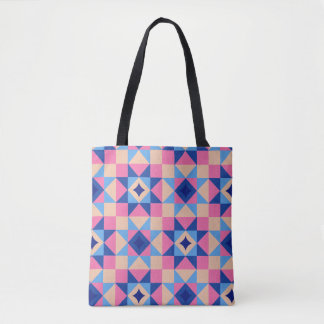 Modern stjärnblockquilt tygkasse