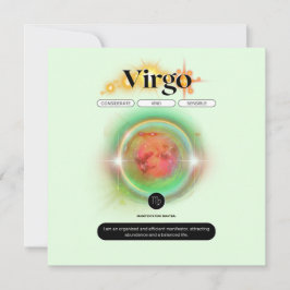 Modern Stjärntecken Jungfrun Citat Jord Element Inbjudningar