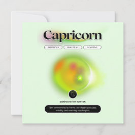 Modern Stjärntecken Stenbocken Citat Jord Element Inbjudningar