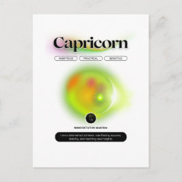 Modern Stjärntecken Stenbockens Citat Jordens Elem Vykort