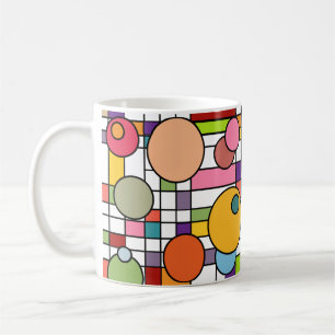 Modern stödraster i mitten av århundradet kaffemugg