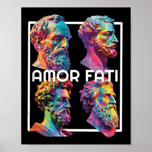 Modern Stoicism Philosophy Ancient Greic Stoic Ico Poster