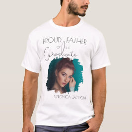 Modern stolt Far vid Student | Foto T Shirt