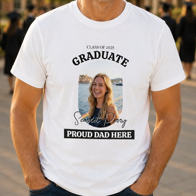 Modern stolt pappa här | Foto Examen T-Shirt (Skapare uppladdad)