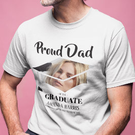 Modern stolt pappa till examen | Foto T-Shirt