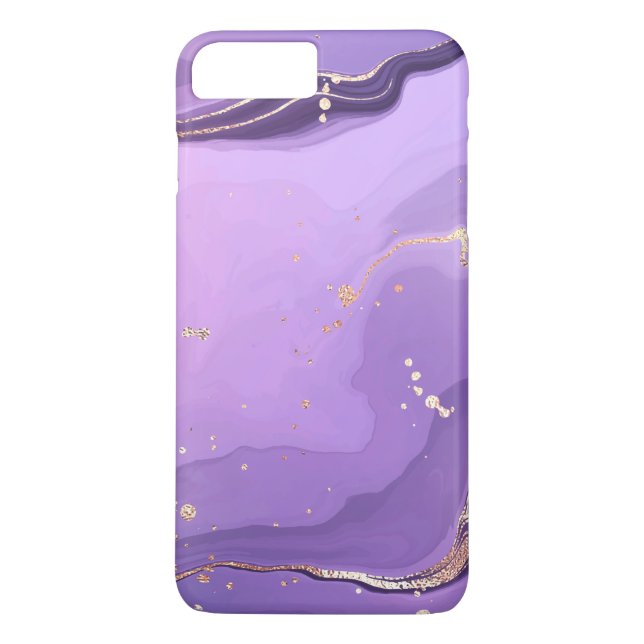 Modern Stone Dusty Blue Marble Case-Mate iPhone Skal (Baksida)