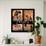 Modern stor 4-fotofamiljsamling canvastryck<br><div class="desc">Kanvastrycket Modern Large 4 Photos Family Collage är ett enastående sätt att visa dina familjeminnen. Med plats för fyra av dina favoritfoton i din familj är det här kanvastrycket perfekten som komplement till din hemdekoration. Den minimalistiska utformningen ger ett elegant utrymme till vilket rum som helst, medan den stora storleka...</div>