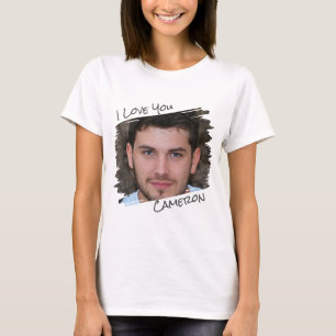 Modern Street Art Lägg till bild I Kärlek You Girl T Shirt